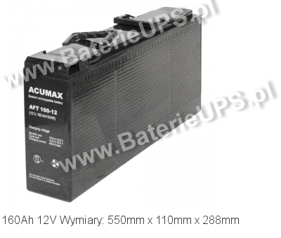 Akumulator 12V 160Ah ACUMAX AFT 160-12. 12 160 AGM. Akumulator 12V 160Ah ACUMAX AFT 160-12. 12 160 AGM.