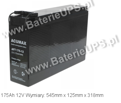 Akumulator 12V 175Ah ACUMAX AFT 175-12. 12 175 AGM.