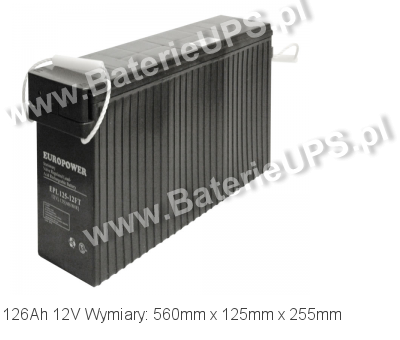 Akumulator 12V 126Ah EUROPOWER EPL 125-12FT. 12 125 AGM.